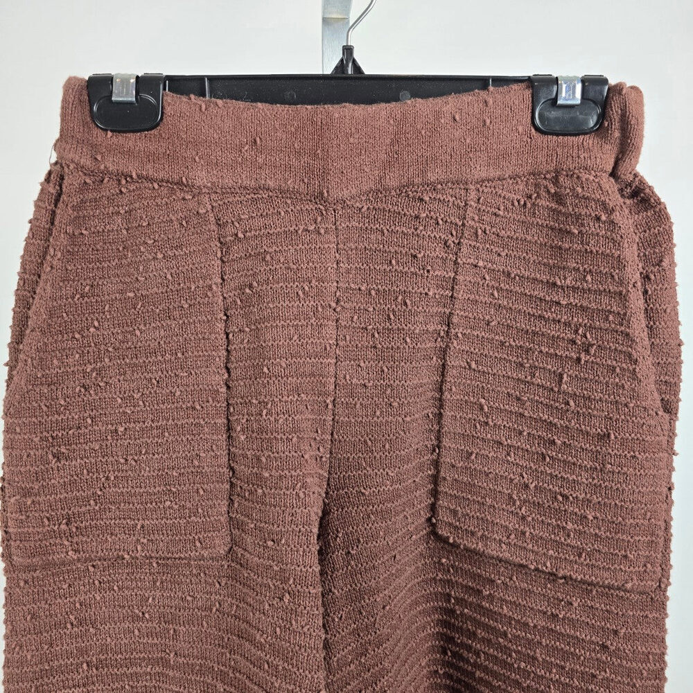 Free People Beach Brown Knit Shorts Size S - Picture 4 of 10
